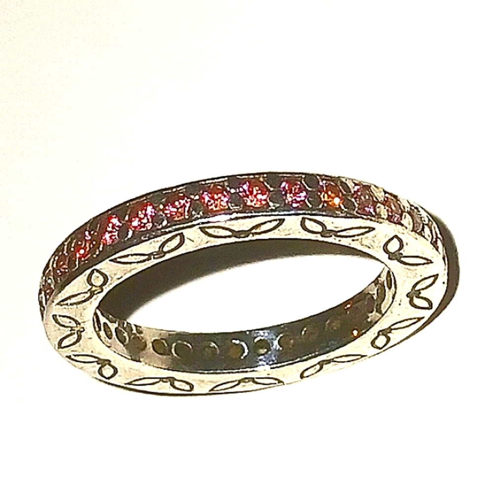 Pandora Pink CZ Eternity Ring